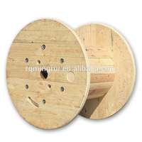 Manufacturer Large Pine Timber Wooden Industrial cable Reel Drum