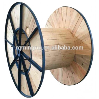 Heat treated steel wood wire spool cable